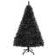  Arbre de Noël artificiel épinette noir 6 pi / 7,5 pi avec branches épaisses-1641367344