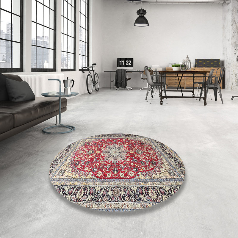 Canyonville Oriental Indoor Rug, Round 4'