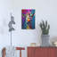 «George Girafe Pop Art» par Andreas Magnusson, art mural en métal George George-314151000