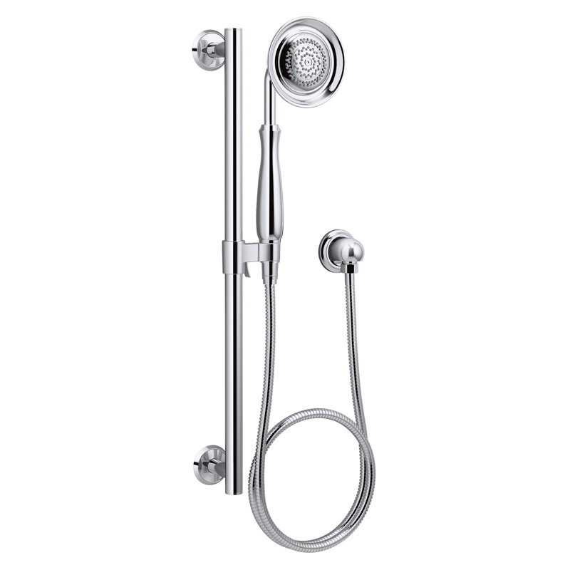 Pomme de douche à main polyvalente 1,75 gpm kit Forte, Chrome poli