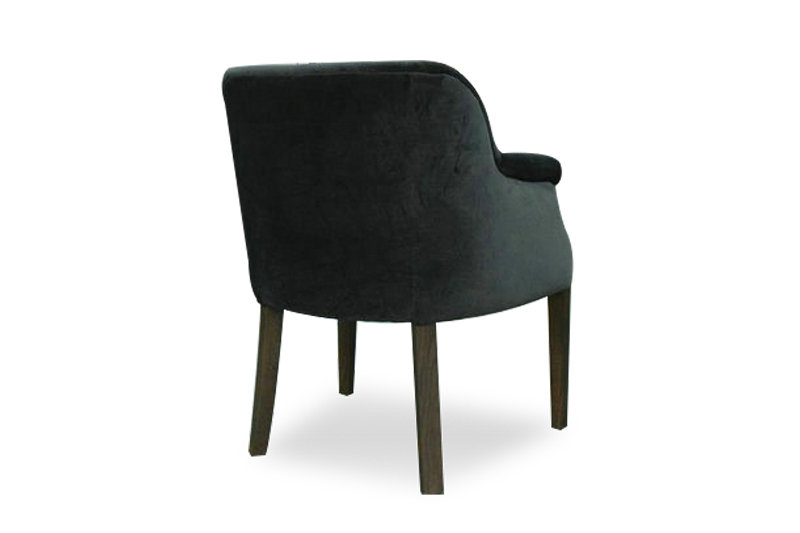Chaise de salle à manger rembourrée Donn