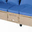 Ensemble 4 pièces de canapé de patio en résine tressée résistant aux rayons UV avec auvent rétractable, coussins et table élévatrice-114241879