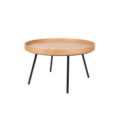 Solid Wood Top Single Coffee Table