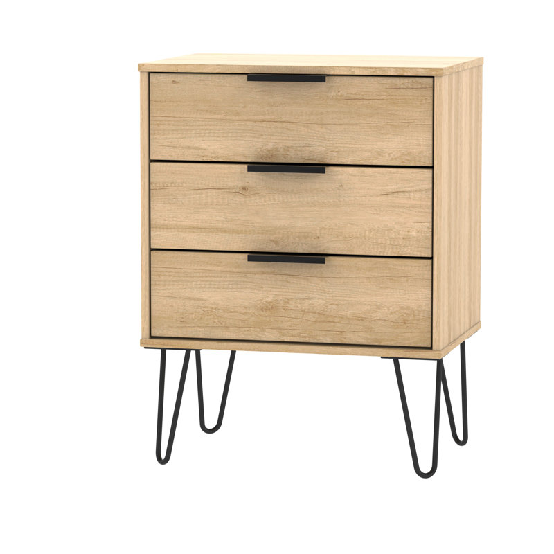 Fully Assembled Berryhill 3 Drawer Chest
