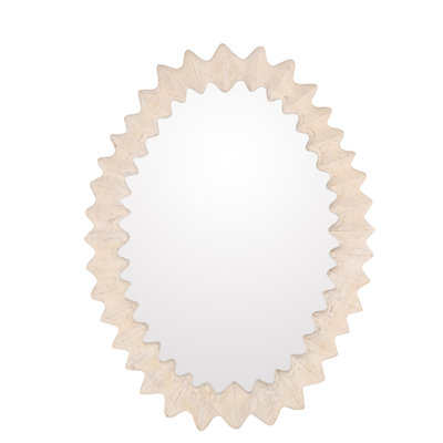 Miroir Trishelle blanchi