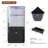 Corner Bar Cabinet With Led Lights And Human Body Sensor, 70.9" Tall Wine Cabinet Liquor Stand With Glass Holder And Tempered Glass Door-1630288158