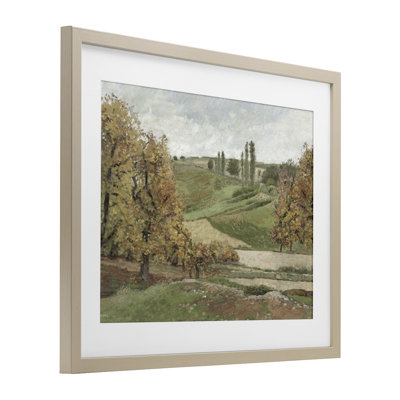 "Les Collines Rurales avec des arbres d'automne", reproduction par Amber Sterling