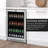 Whyter 24" width 182 Cans Stainless Steel Beverage Refrigerator with Digital Control