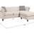 Fabric Reversible Sectional Sofa