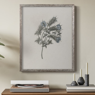 Impression florale vintage encadrée CCXI - bois massif