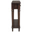 Console en couleur. Style rétro avec placage de pin rustique. 4 tiroirs et une tablette ouverte pour l'organisation. Structure en pin. Convient aux couloirs. Assemblage inclus et tablette. , En bois. 220 lb-130477662