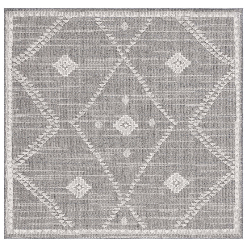 Tapis intérieur / extérieur Abbi-Leigh 800 Performance Southwestern, Carré 6 pi 7 po