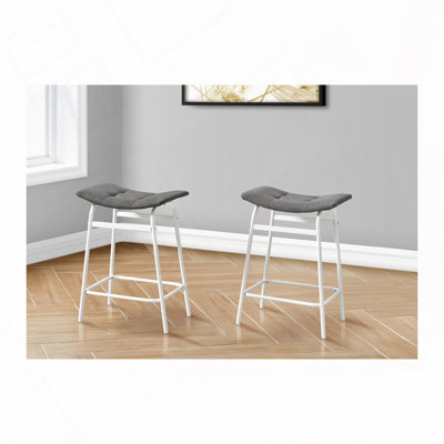 Barstool, Counter Height, Set Of 2,