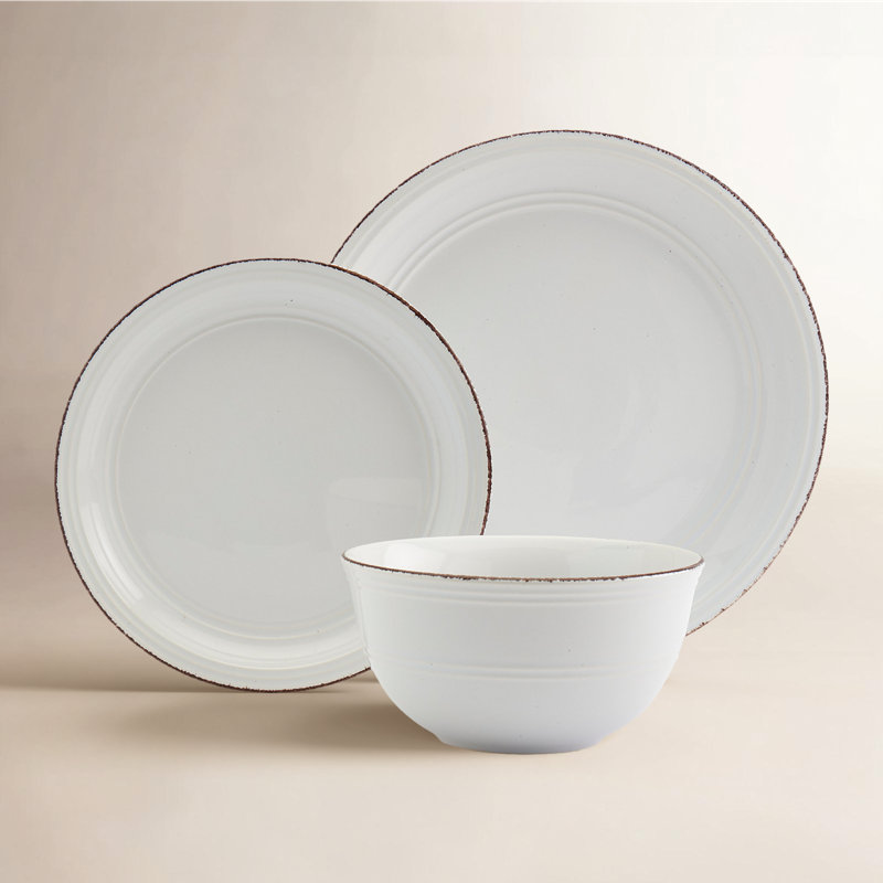 Zavia 12 Piece Dinnerware Set