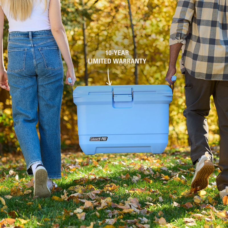 Coleman Pro 45-Quart Hard Cooler, Blue Sky