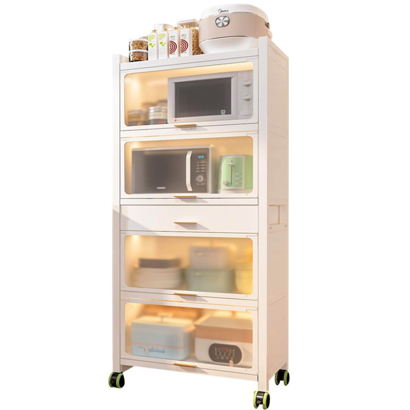 Garde-manger 58 po Lakhvinder, Blanc, H 58 po x l 23,6 po x P 12,6 po