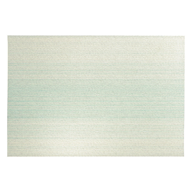PVC Geometric Placemat, Light Blue