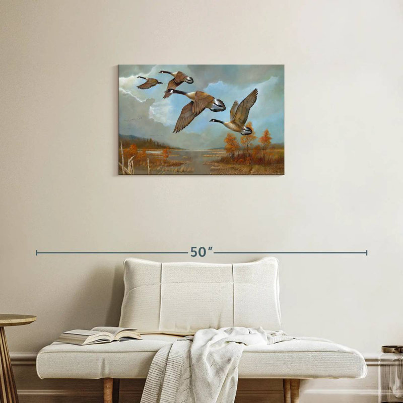 Brampt Canadian Geese, 20" H x 30" W