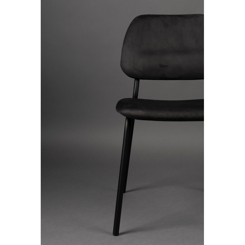 Darby Upholstered Dining Chair, Black