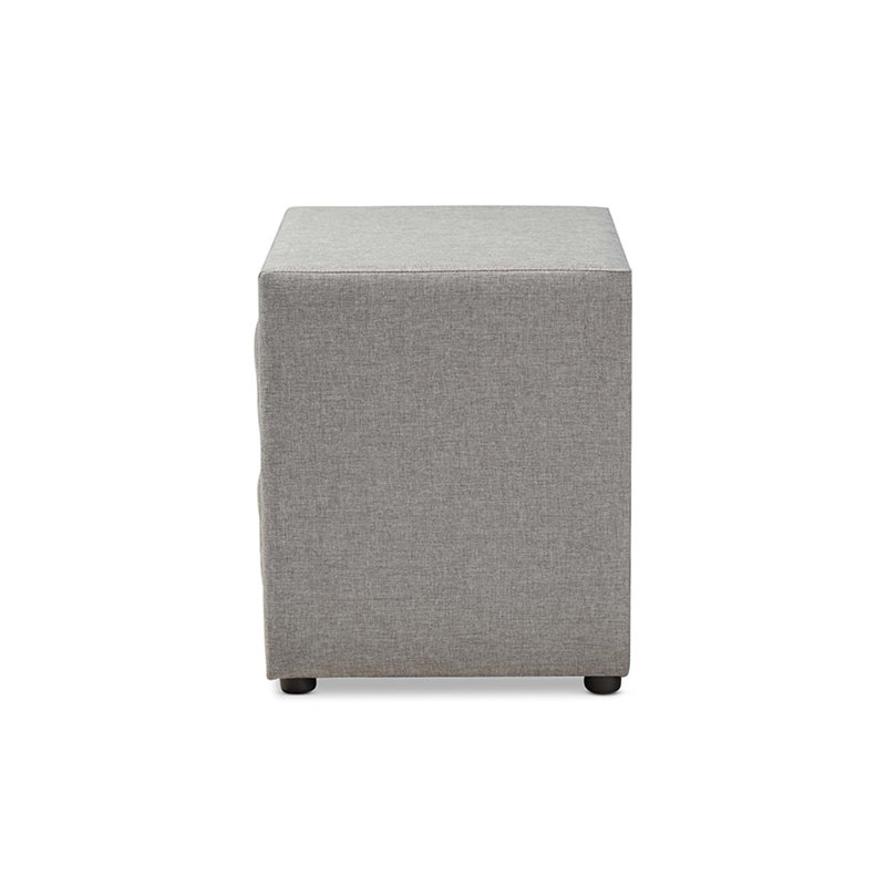 Table de chevet 2 tiroirs Caden Jonesy, Gris
