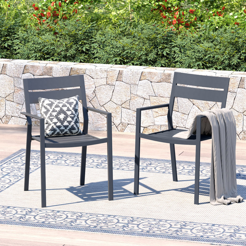 Chaises de patio pour l'extérieur, Gris