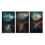 «Misty Mountain Solitude Empty Road To The Top», 3 pièces-98514185-98514186