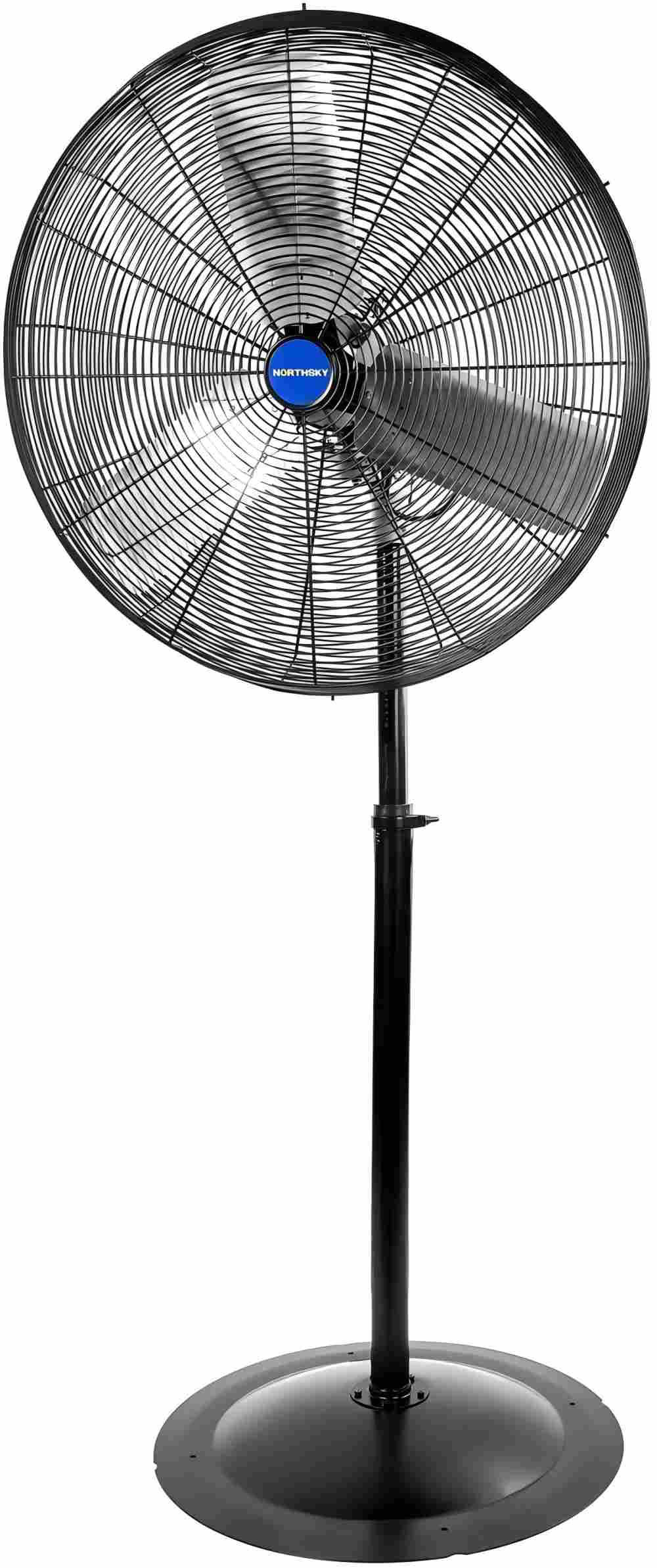 Atemomen 30 Inch High Velocity Oscillating Pedestal Fan, 8,200 Cfm ...