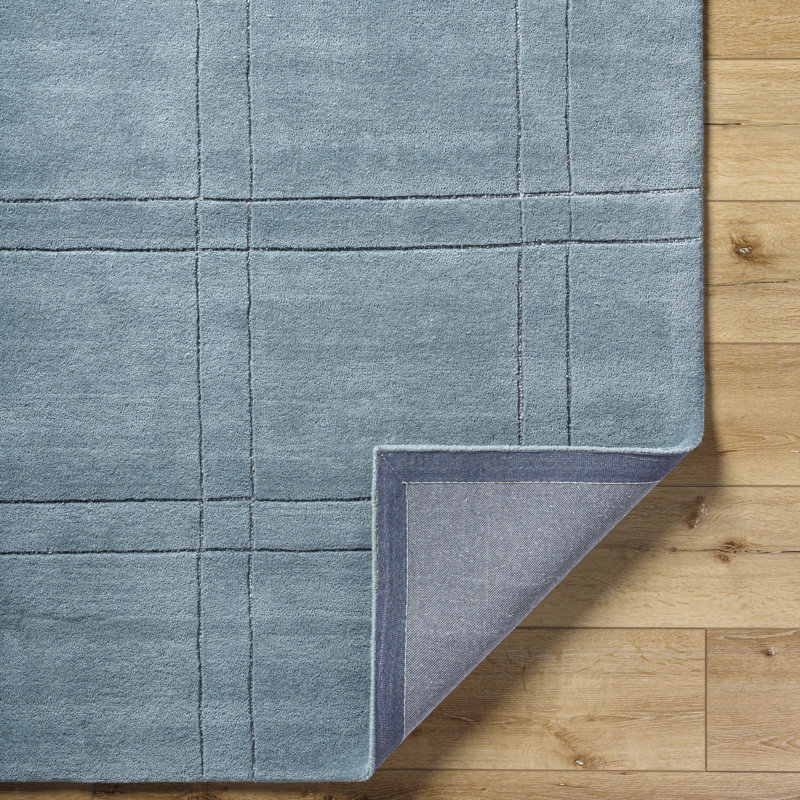 Sioeli Wool Geometric Indoor Rug, Rectangle 2' x 3'
