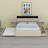 Upholstered Platform Bed With Reading Lights-1150374929