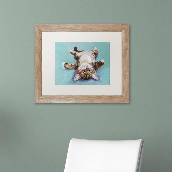 Trademark Art Little Napper Framed On Canvas by Pat Saunders-White ...