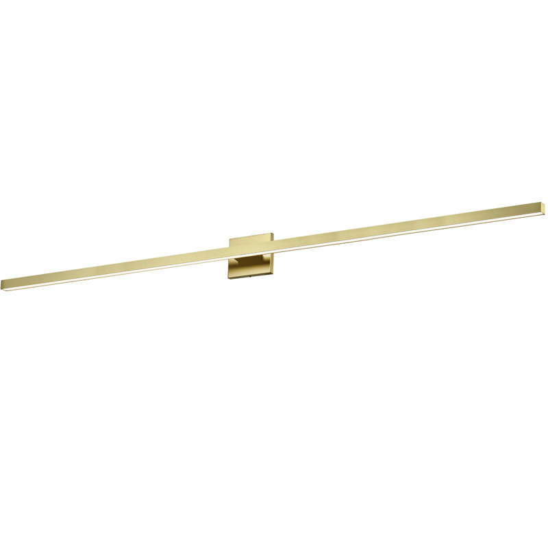 Airedale Dimmable LED Bath Bar, Aged Brass