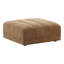 Magda Hardwood Upholstered Ottoman, Terracotta-541543162