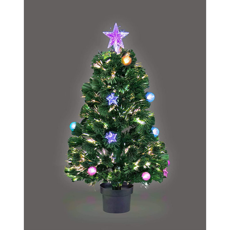 61cm H Lighted Artificial Christmas Tree