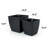 Derince 2-Pack Self-watering Planter - Hand Woven Wicker - Thin Square-1518728492-1509179326