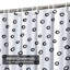 Rideau de douche blanc avec 12 crochets-1898334595