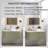 36" Wall-Mounted Floating Bathroom Vanity With Sink-1313387057