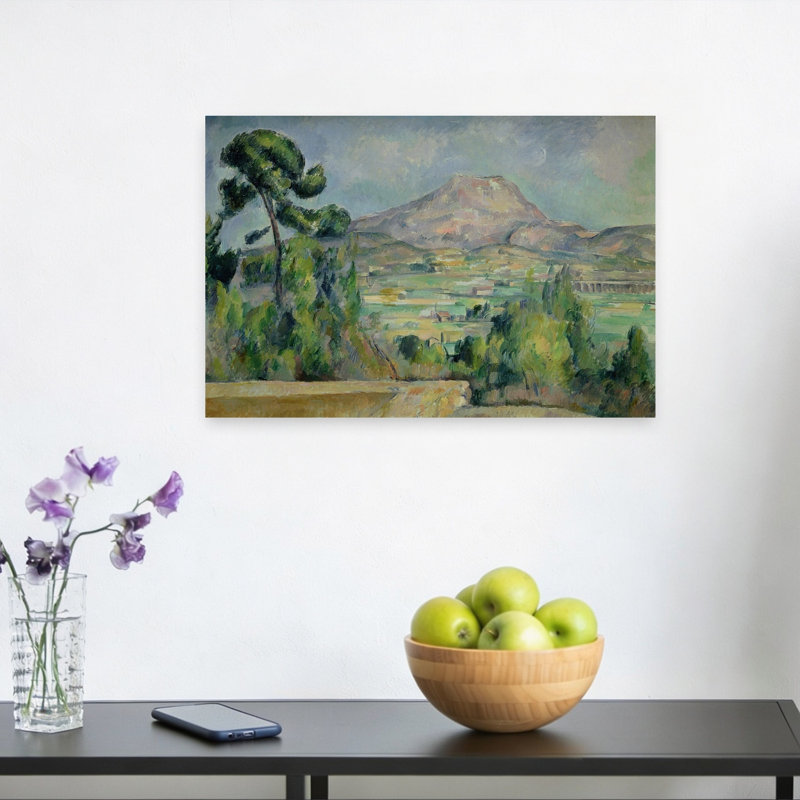 Mont Sainte-Victoire, C.1887-90 Abstract Contemporary Wall Art Print, 30.48cm H x 45.72cm W