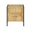 Bremond Block 43.8cm W Metal Bedside Table