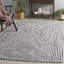 Tapis tressé 260 en noir / ivoire-109865946