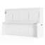 Lit escamotable double avec bureau, station de charge USB, lumières DEL-125506928-125506929