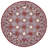 Hand Tufted Wool/Cotton Oriental Rug in Red/Pink-1607903428