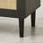 Natural Rattan Door Buffet Cabinet With Adjustable Shelves