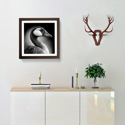Goose Drawing - Framed Print