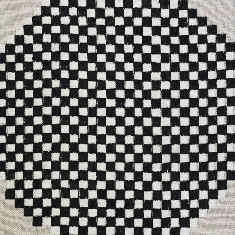 Hansen Embroidery Fabric, Brown/ Neutral