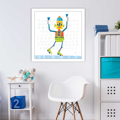 «Robot Party I on Squares», impression