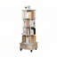 Bibliothèque rotative à 5 niveaux, affichage rotatif à 360 ° avec roulettes et tiroir-1795067029-1795067033