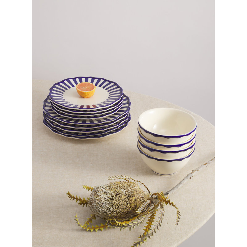 Riviera Dinnerware Set With Cereal Bowl