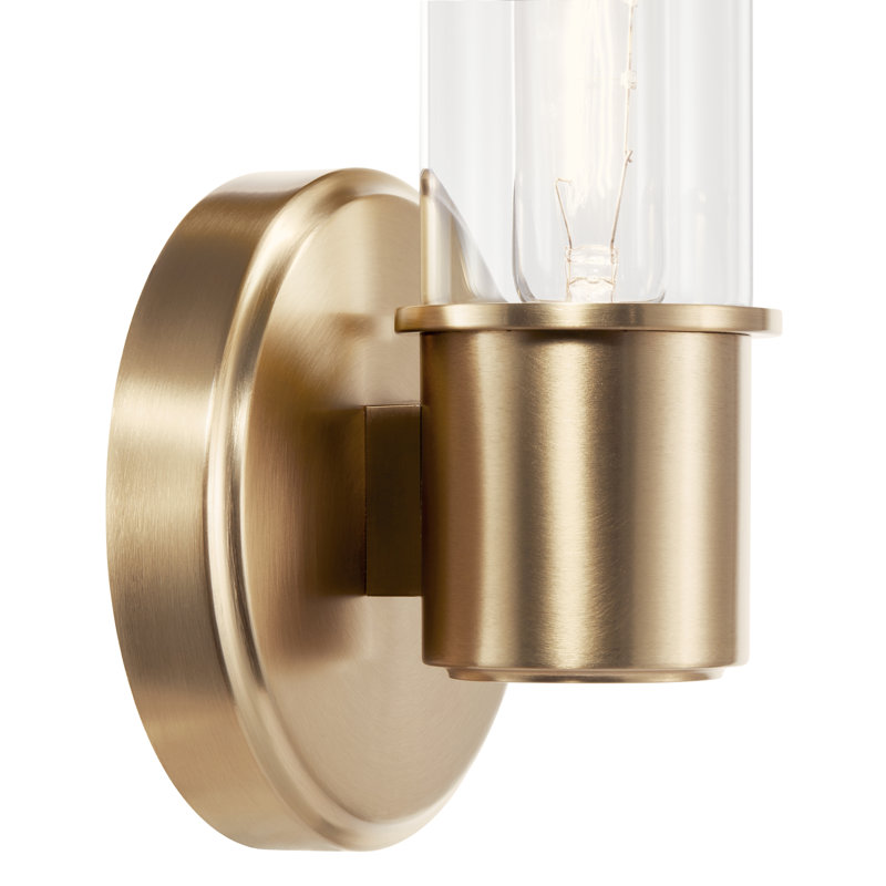 Jaheir Steel Armed Sconce, Champagne Bronze