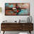 "Composition I" Iron Hand Painted 3D Wall Art