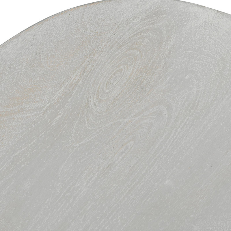 Table de bout cylindrique en bois massif Sylvia